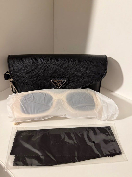Prada Symbole Sunglasses in Cream main image 6